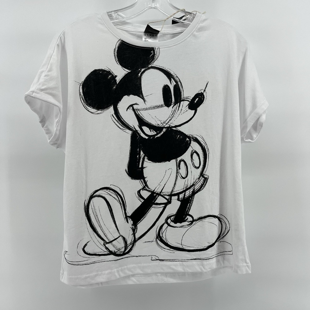 Disney Mickey Mouse Short Sleeve T-Shirt Women's Size Small‎ NWT
